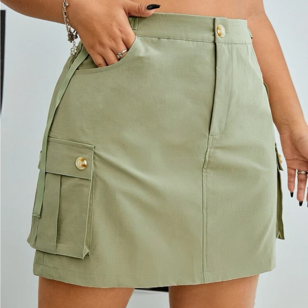 SHEIN cargo skirt